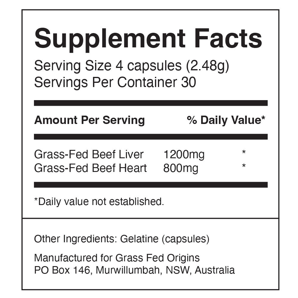 Go Dynamic Beef Organ Capsules